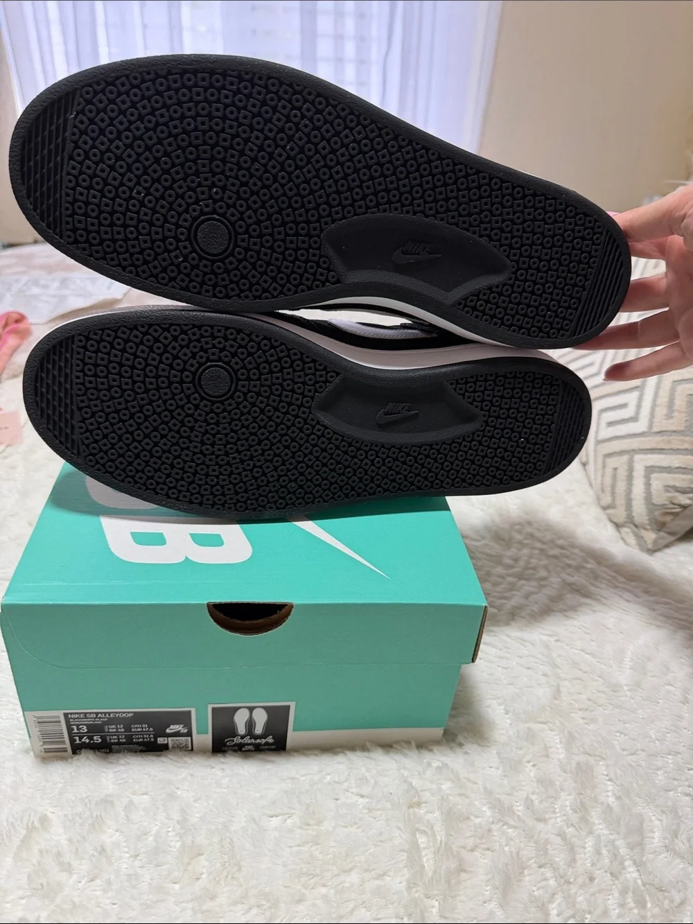 Nike Black and White Low-Top Sneakers